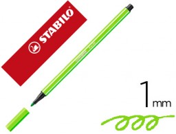 Rotulador acuarelable Stabilo Pen 68 tinta verde prado